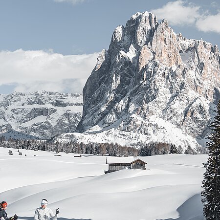 Langlaufen auf der Seiser Alm