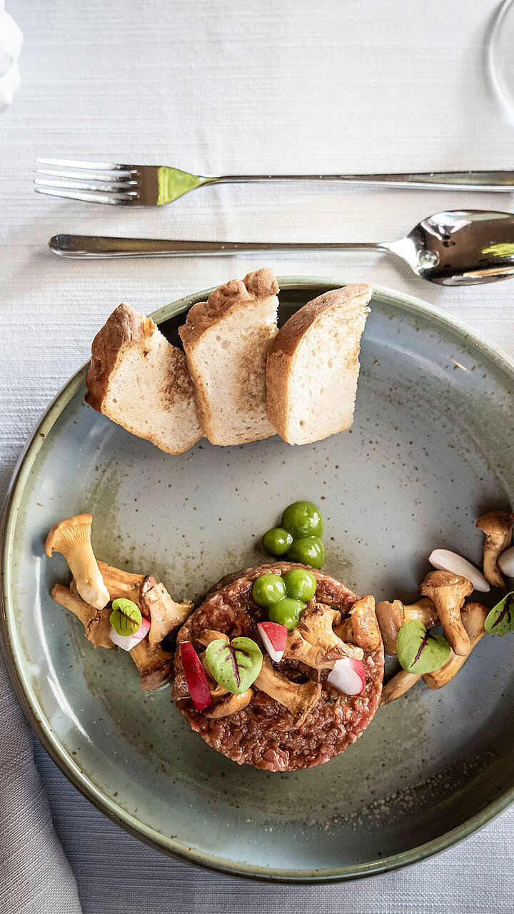 Gourmetküche im 5 Sterne Hotel bei Bozen